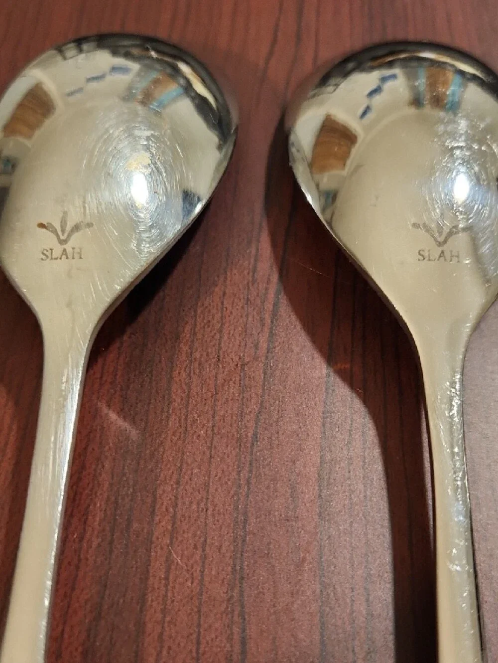 Southern Living @ Home Camden collection salad serving utensils with faux mother